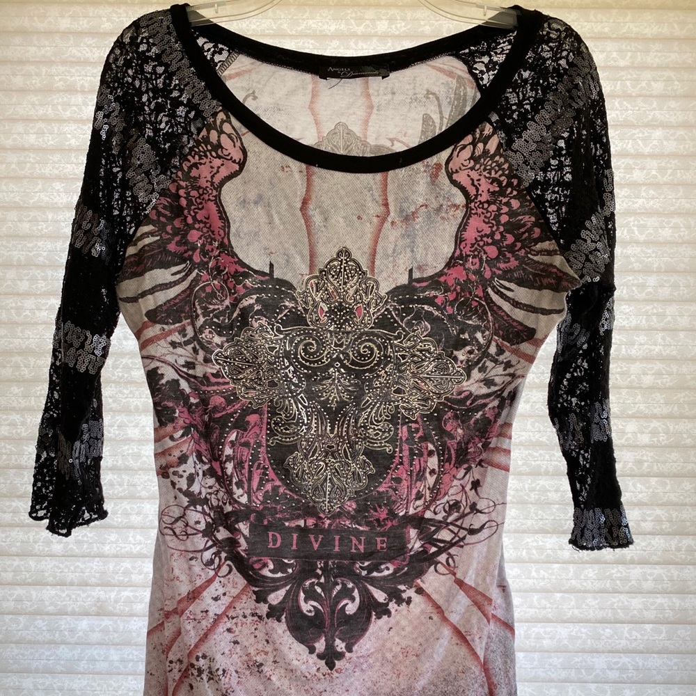Lightly worn Angels and Diamonds shirt